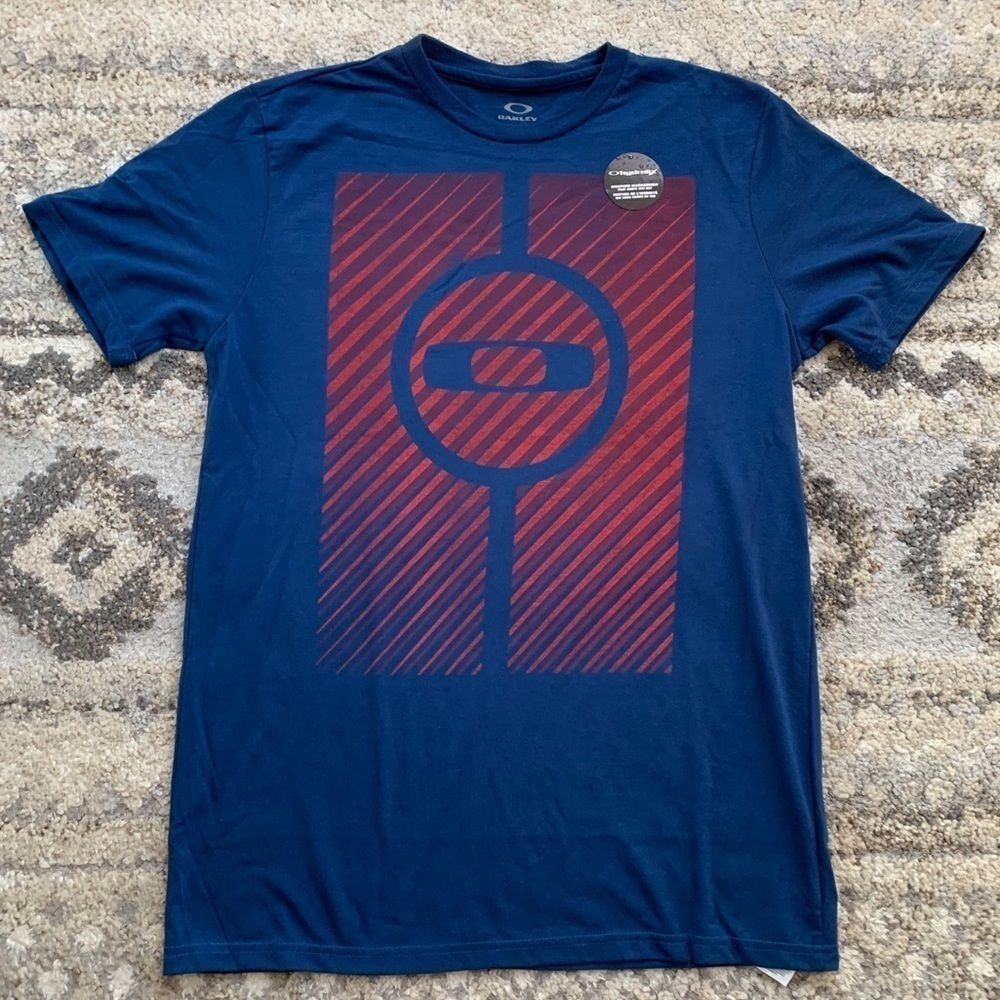 Oakley Navy Hydrolix SS Shirt M